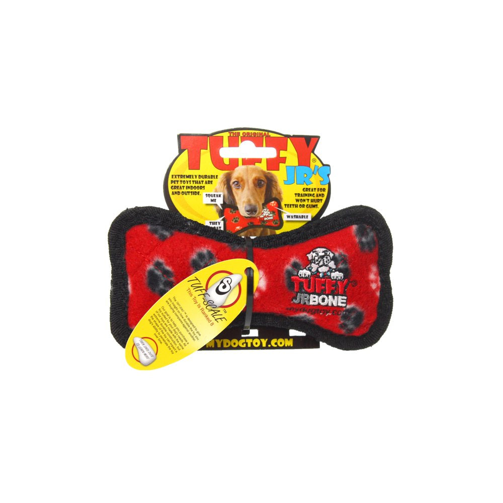 Tuffy Jr Bone Red Paw, Durable Dog Toy Animals & Pet Supplies > Pet Supplies > Dog Supplies > Dog Toys VIP Products   