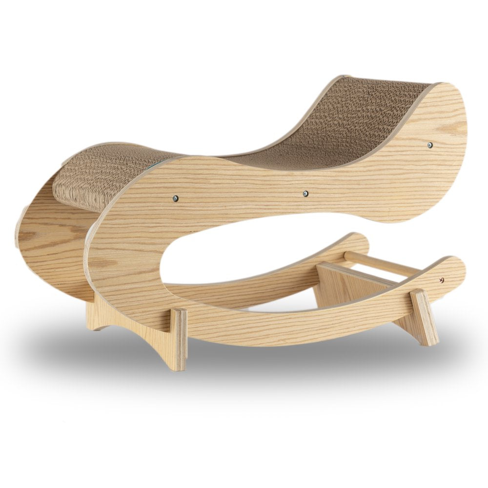 Armarkat Cat Swing Chair, Cat Sofa Bed, Cat Swing Bed for Cats, Cat Rolling Scratcher, Solid Wood Scratcher, S1302 Animals & Pet Supplies > Pet Supplies > Cat Supplies > Cat Beds Aeromark International Inc   