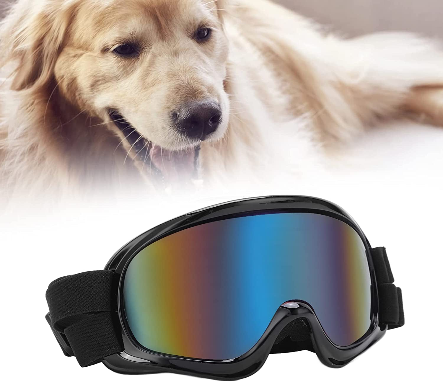 SUNGOOYUE PC Dog Pet Sunglasses, Prevent UV Windproof Shading Sunscreen Glasses, Stylish Comfortable Exquisite Small Pet Sunglasses for Dogs Animals & Pet Supplies > Pet Supplies > Dog Supplies > Dog Apparel SUNGOOYUE   