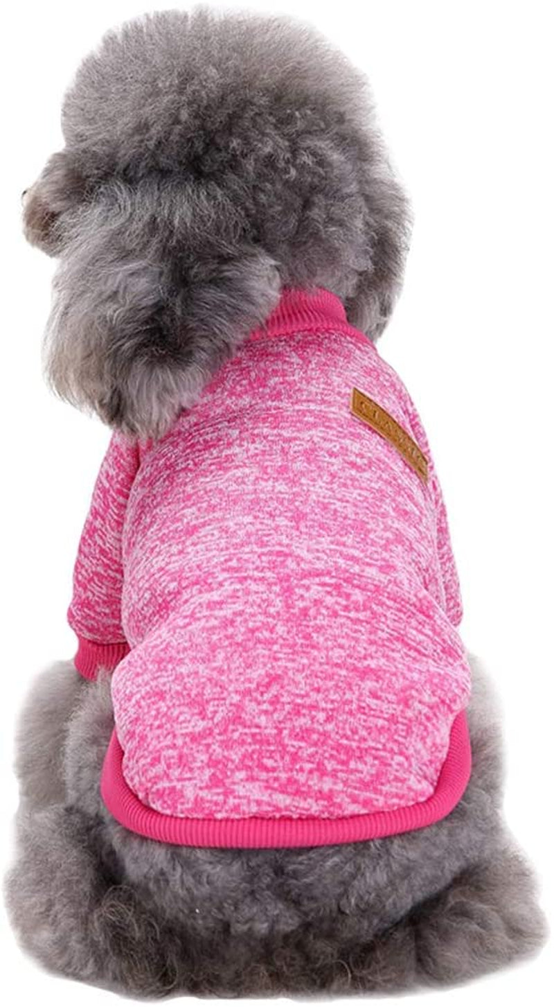 CHBORLESS Pet Dog Classic Knitwear Sweater Warm Winter Puppy Pet Coat Soft Sweater Clothing for Small Dogs (M, Grey) Animals & Pet Supplies > Pet Supplies > Dog Supplies > Dog Apparel CHBORLESS   