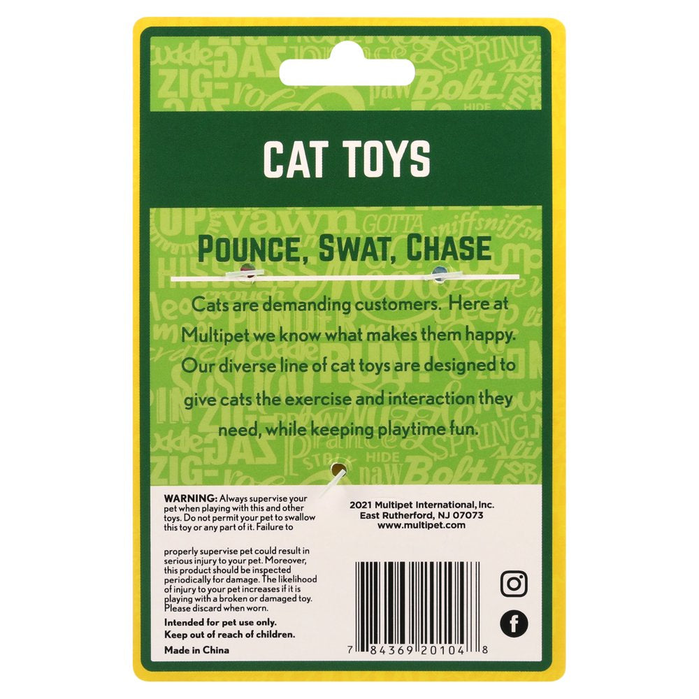 Multipet Felt Beach Ball, Cat Toy, Assorted Colors, 2.5 Inches Animals & Pet Supplies > Pet Supplies > Cat Supplies > Cat Toys Multipet International, Inc.   