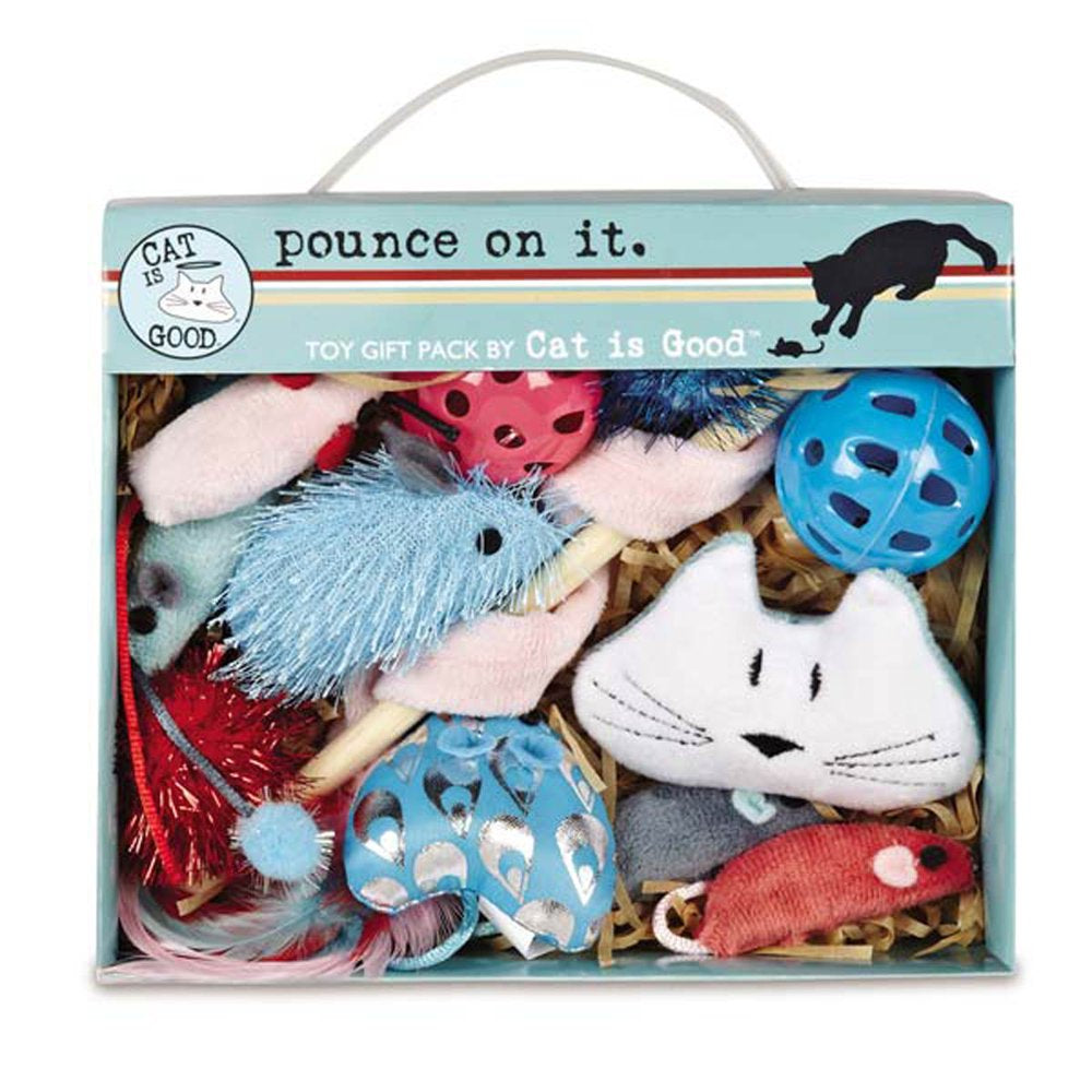 Cat Is Good "Pounce on It" 12-Piece Cat and Kitten Toy Gift Pack Animals & Pet Supplies > Pet Supplies > Cat Supplies > Cat Toys PetEdge   