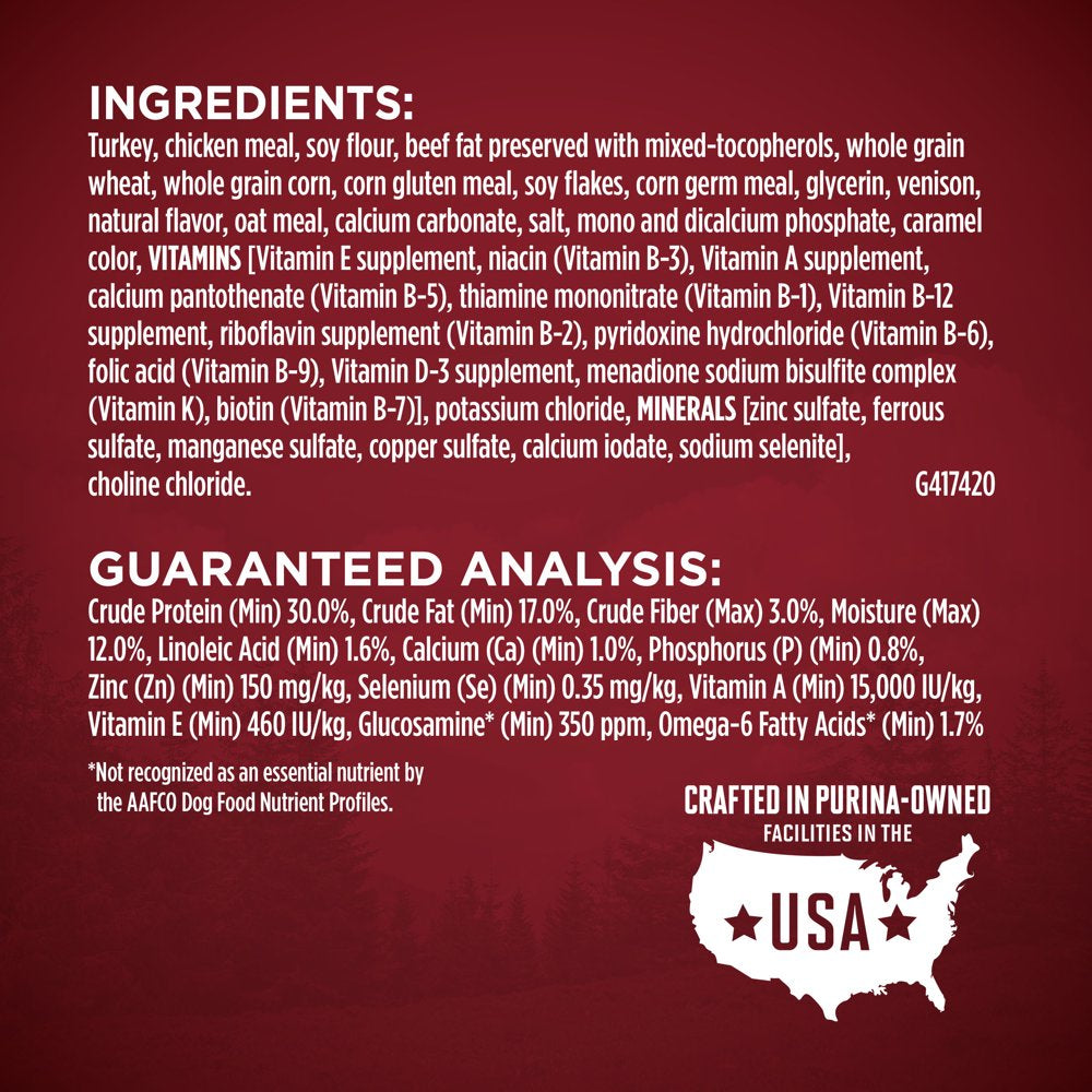 Purina ONE High Protein, Natural Dry Dog Food, True Instinct with Real Turkey & Venison, 3.8 Lb. Bag Animals & Pet Supplies > Pet Supplies > Small Animal Supplies > Small Animal Food Nestlé Purina PetCare Company   