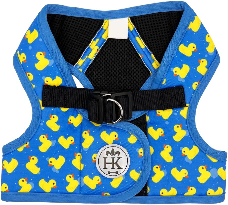 H&K Hudson Harness | Red (Extra-Small) | Easy Control Step-In Mesh Vest Harness for Dogs with Reflective Strips for Safety | Walking, Training Harness for Dogs Animals & Pet Supplies > Pet Supplies > Dog Supplies > Dog Apparel Huxley & Kent Lucky Ducky Extra-Large 