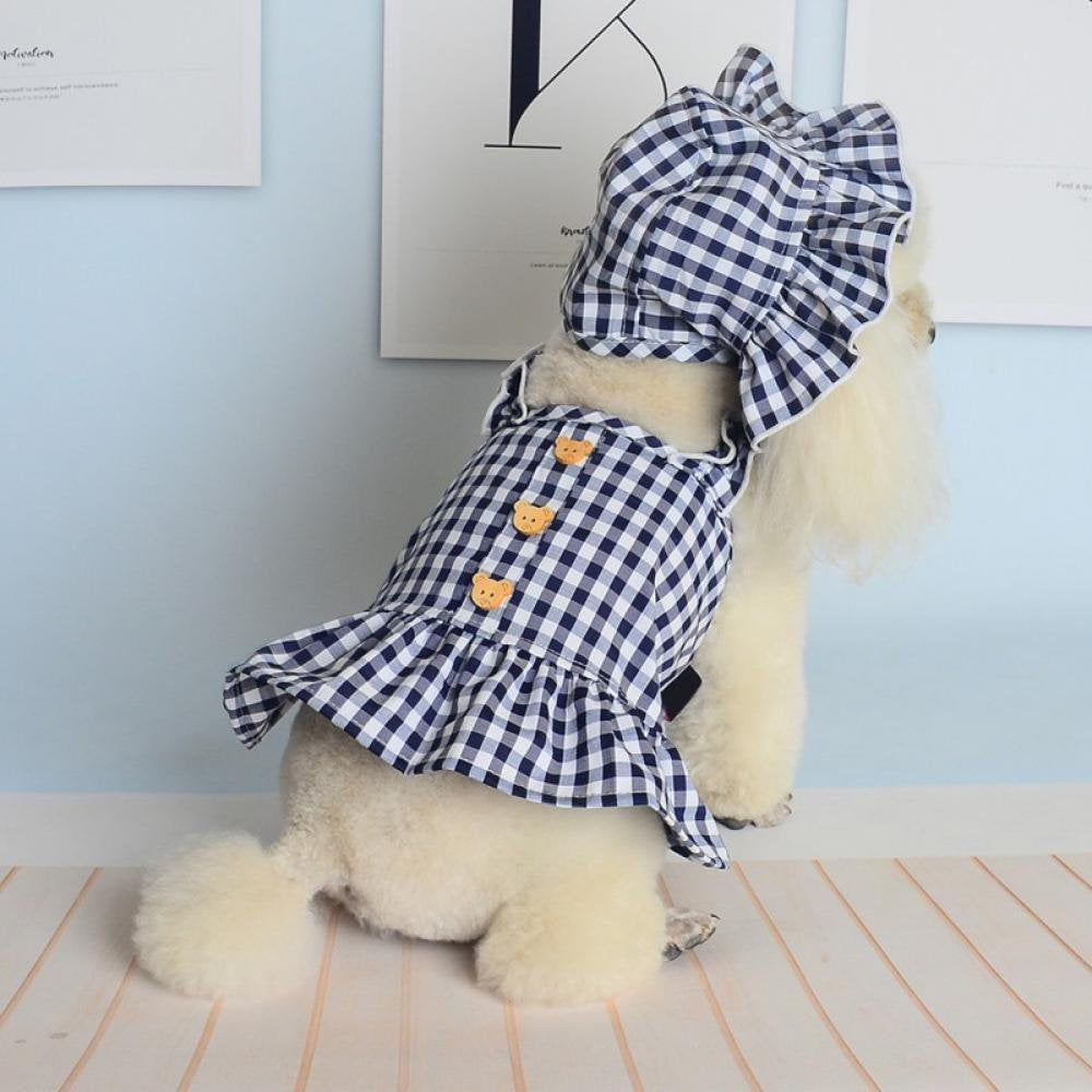 Baywell Pet Dress Shirt Puppy Skirt Cute Dog Dress Pet Summer Clothes Dog Apparel for Small Dogs and Cats XS-L Animals & Pet Supplies > Pet Supplies > Dog Supplies > Dog Apparel Baywell   