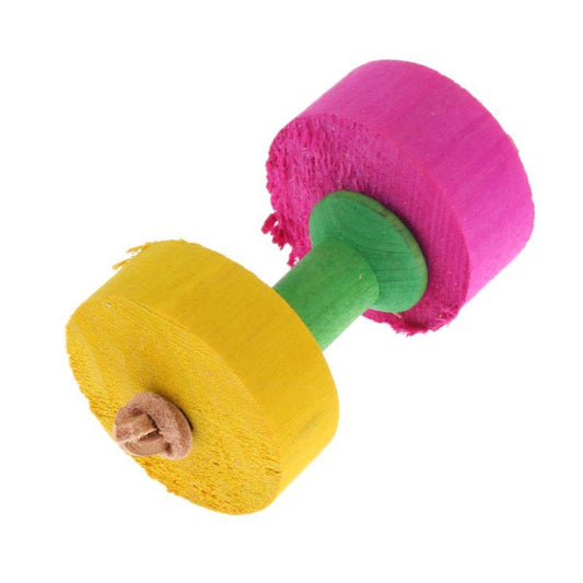 Pet Birds Parrots Perch Toy Chewing Toy Ladder Stand Perch Bird Supplies Toys - Colored