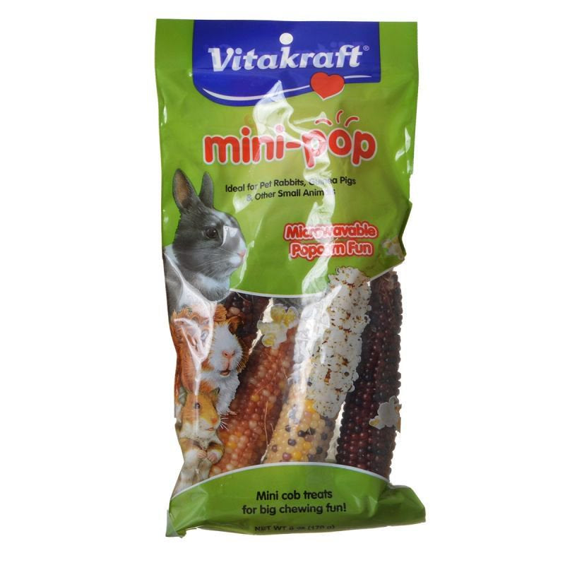 Vitakraft Mini-Pop Small Animal Popcorn Treat 6 Oz (6 Pack) Animals & Pet Supplies > Pet Supplies > Small Animal Supplies > Small Animal Treats Vitakraft   