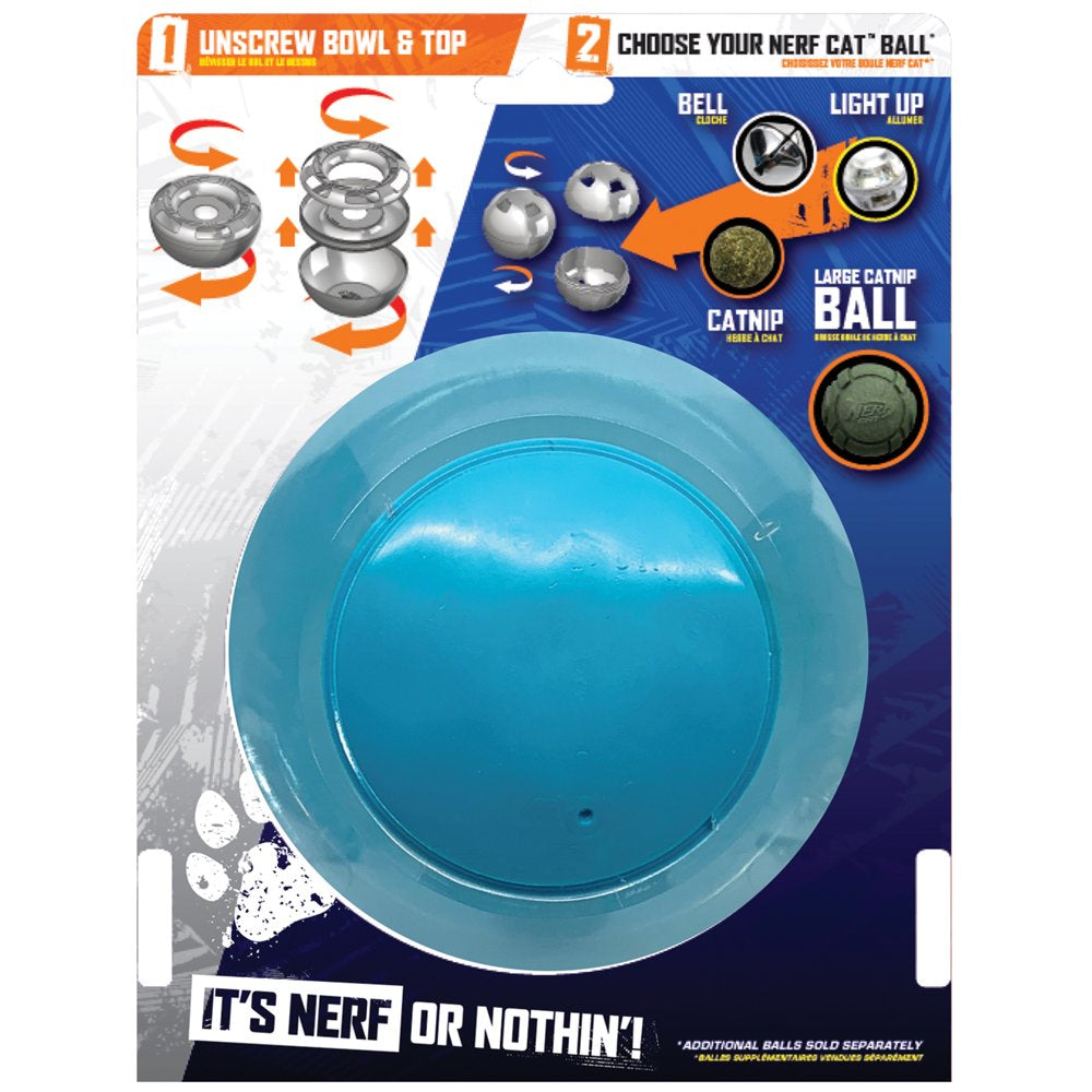 Nerf Cat Wobble Bowl – Light up & Rattle Cat Toy with LED Ball & Bell Ball, 7 Inch Animals & Pet Supplies > Pet Supplies > Cat Supplies > Cat Toys Gramercy Products, Inc.   