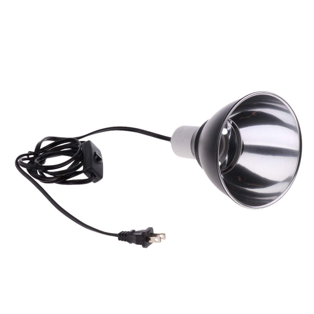 Pet Reptile Amphibian Dome Reflector Lamp Holder Heing Light B Bulb  Colcolo   