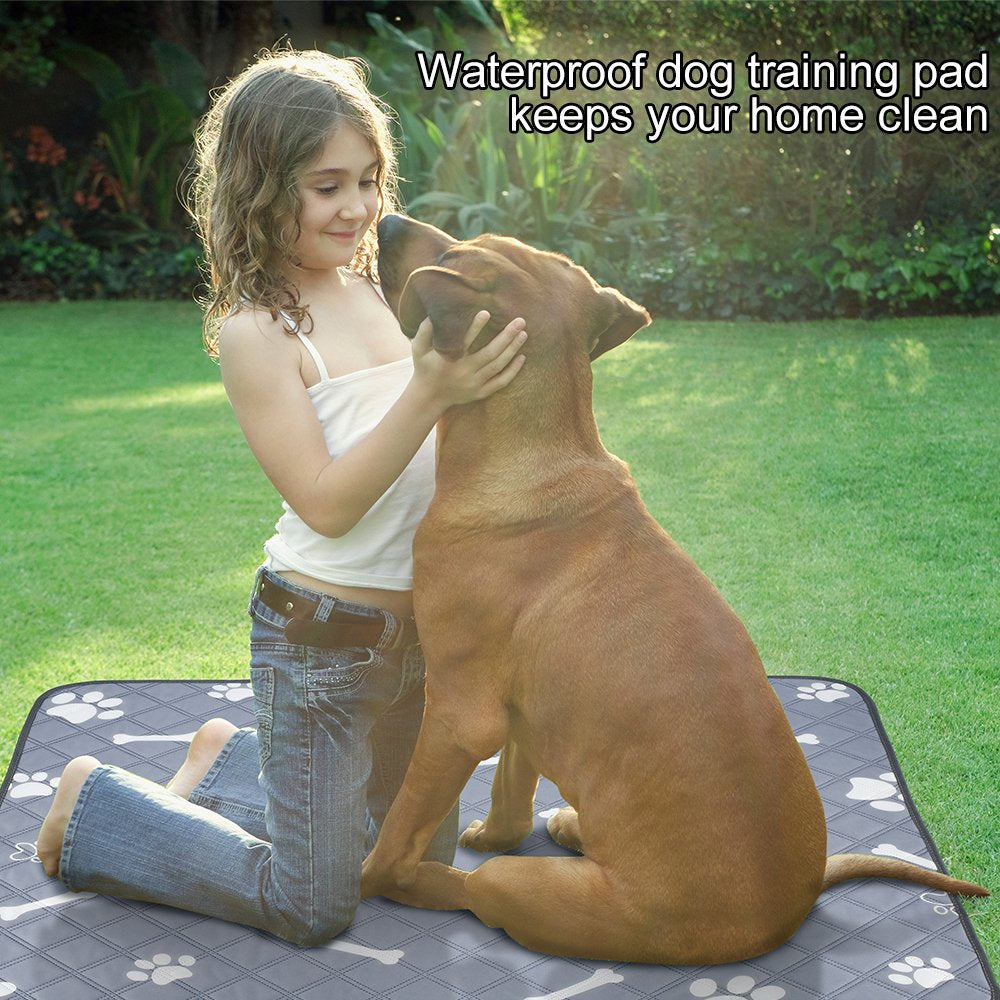 ODOMY Reusable Pee Pads,Puppy Training Pad,Washable Dog Pee Pad Reusable Absorbency Quick-Dry Dog Training Pads anti Leak Slip Deodorizing Pet Incontinence Pads Animals & Pet Supplies > Pet Supplies > Dog Supplies > Dog Diaper Pads & Liners ODOMY   