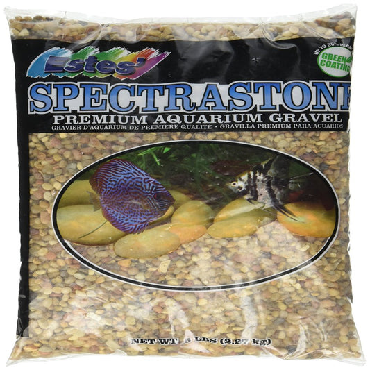 Spectrastone Shallow Creek Premium Fish Gravel for Freshwater Aquariums, 5-Pound Bag Animals & Pet Supplies > Pet Supplies > Fish Supplies > Aquarium Gravel & Substrates Estes Gravel Products   