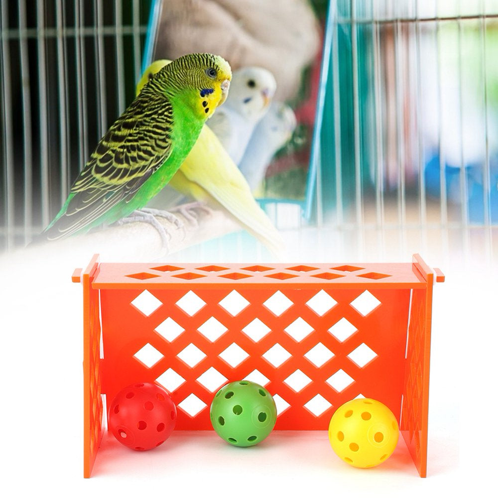 DOACT Bird Mini Soccer Field Toy Pet Training Desktop Educational Puzzle Toy Gym