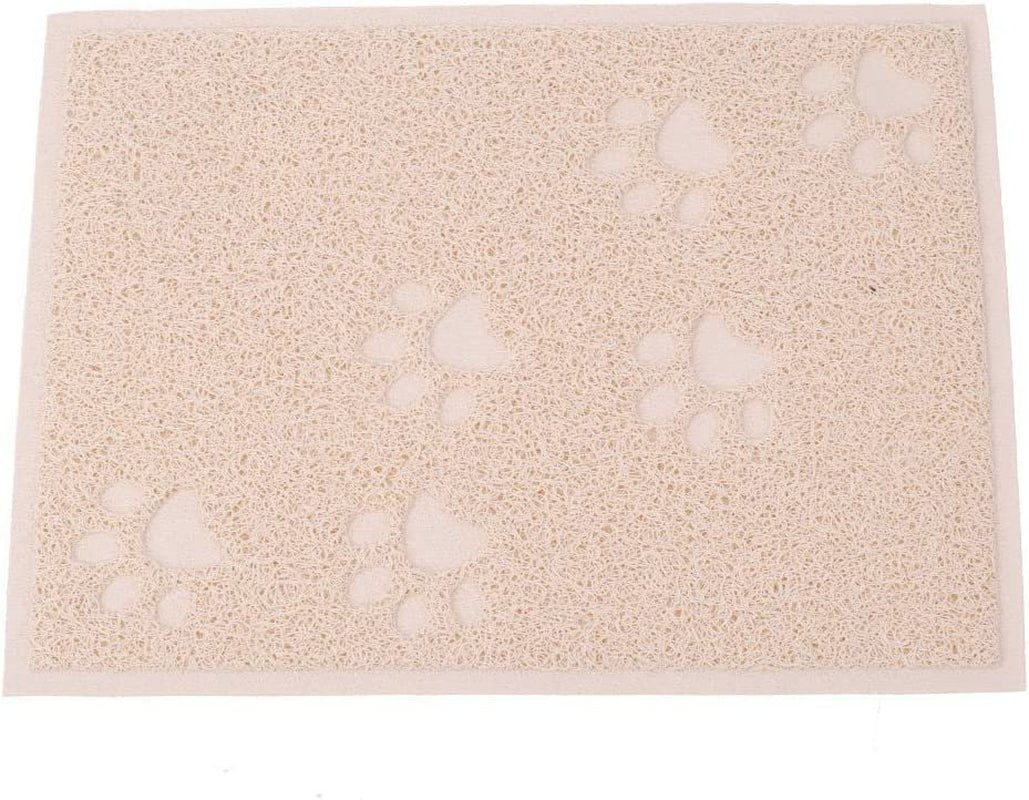 Cat Litter Mat PVC Mat for Litter Boxes, 30 X 40 Cm (Beige) Animals & Pet Supplies > Pet Supplies > Cat Supplies > Cat Litter Box Mats YSSBL   