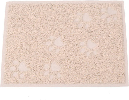 Cat Litter Mat PVC Mat for Litter Boxes, 30 X 40 Cm (Beige) Animals & Pet Supplies > Pet Supplies > Cat Supplies > Cat Litter Box Mats YSSBL   