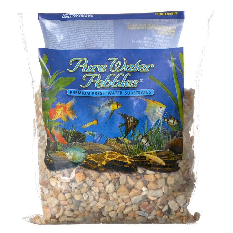 Pure Water Pebbles Aquarium Gravel - Carolina 2 Lbs (Grain Size 3.1-6.3 Mm) Pack of 2 Animals & Pet Supplies > Pet Supplies > Fish Supplies > Aquarium Gravel & Substrates Pure Water Pebbles   