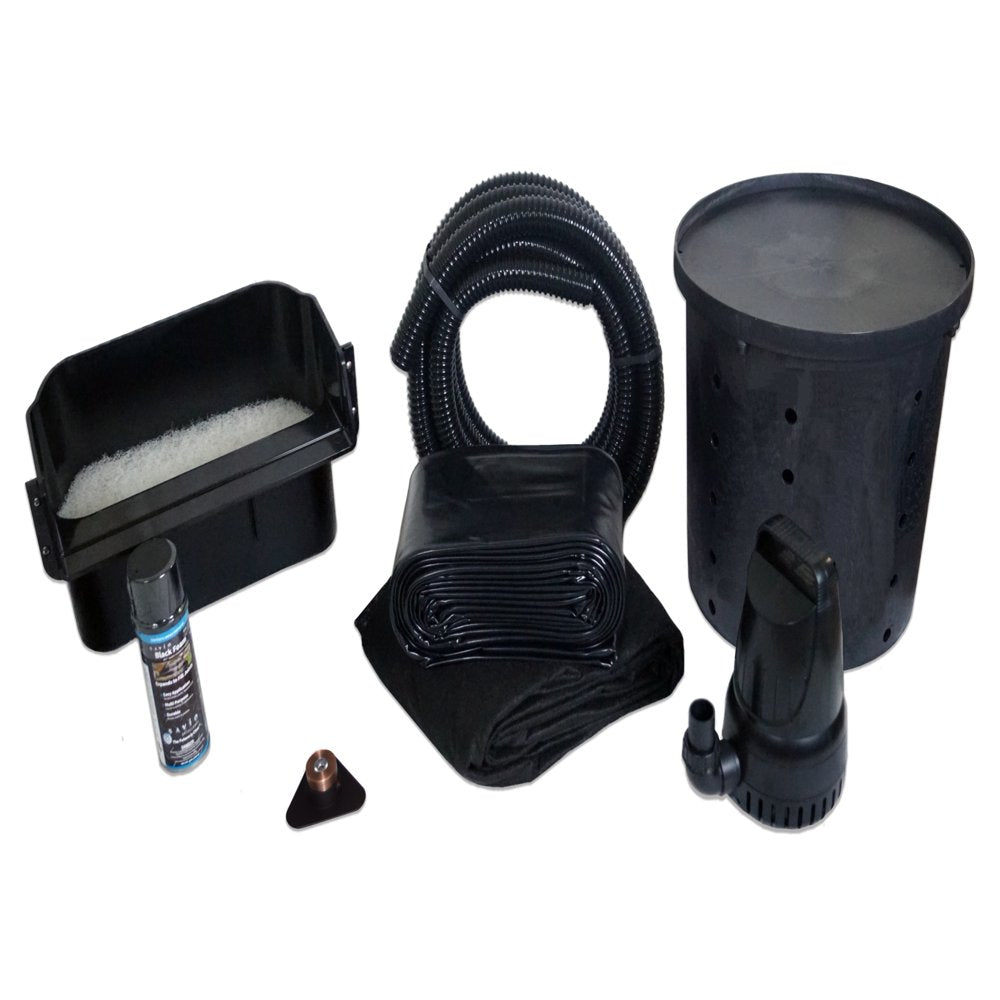 HALF off PONDS Simply Waterfalls 3300 Pond Free Waterfall Kit with Matrixblox, with 10 Ft by 15 Ft EPDM Liner and 3,000 GPH Aqua Pulse Series Submersible Pump - PSANB2 Animals & Pet Supplies > Pet Supplies > Fish Supplies > Aquarium & Pond Tubing Half Off Ponds without MatrixBlox 10' x 20' PolyGuard Pond Liner 