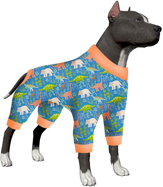 Dog Pajamas Medium Large Dog Paw Printed Greyhound Pajamas