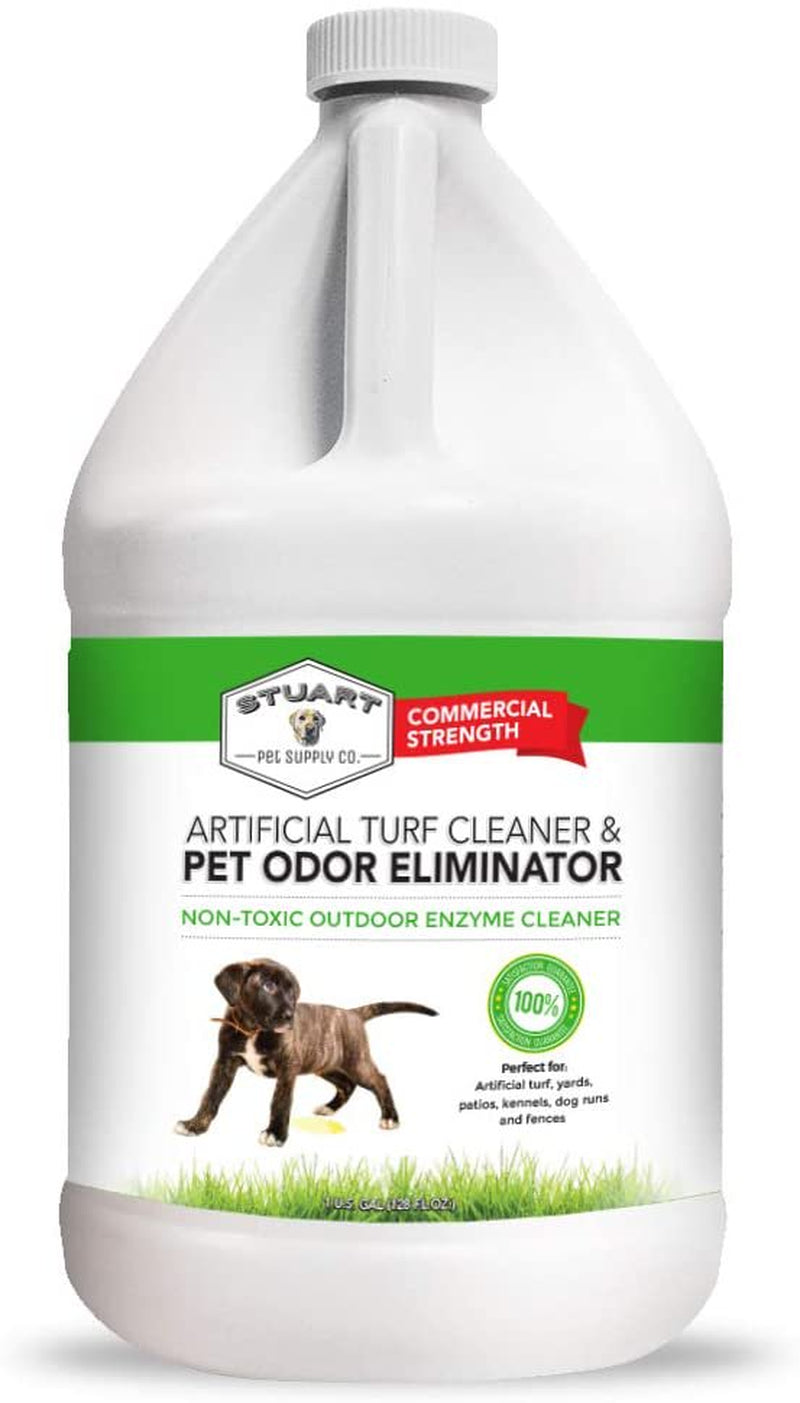 Stuart Pet Supply Artificial Turf Cleaner and Outdoor Pet Odor Eliminator Concentrate Is Ideal for Yards, Artificial Grass and Patios, Great Yard Odor Eliminator for Dogs Doggie Doo Dissolver Gallon Animals & Pet Supplies > Pet Supplies > Dog Supplies > Dog Kennels & Runs Stuart Pet Supply Co.   