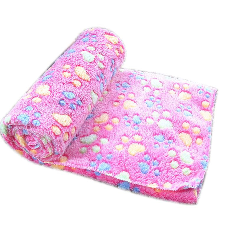 Soft Warm Pet Fleece Blanket Bed Mat Pad Cover Cushion for Dog Cat Puppy Animal Animals & Pet Supplies > Pet Supplies > Cat Supplies > Cat Beds Musa wanna Pink  