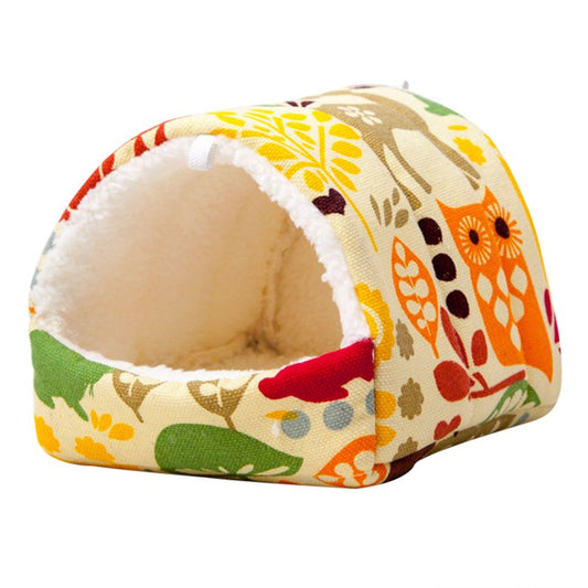 Small Animals Warm House Cage Supplies Hedgehog Guinea Pig Squirrel Hamster Nest Animals & Pet Supplies > Pet Supplies > Small Animal Supplies > Small Animal Habitats & Cages Vonets XS  