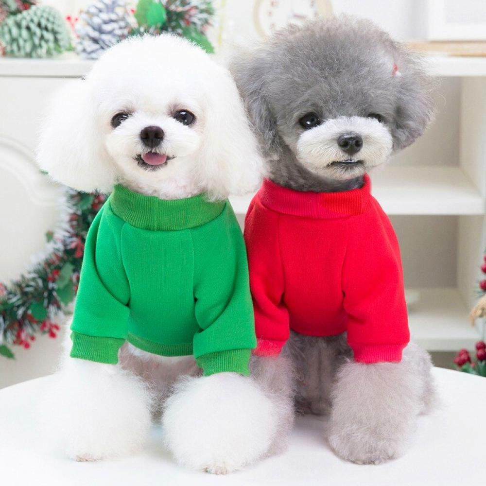 Clearance! We Believe Santa Paws Print Dog Apparel Festival Dog Jumpsuit Shirt Pet Pajamas Bodysuit for Small Medium Dog Xmas Dog Dressing