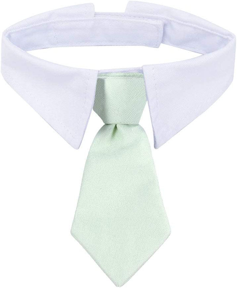 ZTON Bowtie for Little Puppy, Handcrafted Adjustable Formal Collar Neck Tie for Dogs & Cats (L, Light Green) Animals & Pet Supplies > Pet Supplies > Dog Supplies > Dog Apparel ZTON Light Green L 