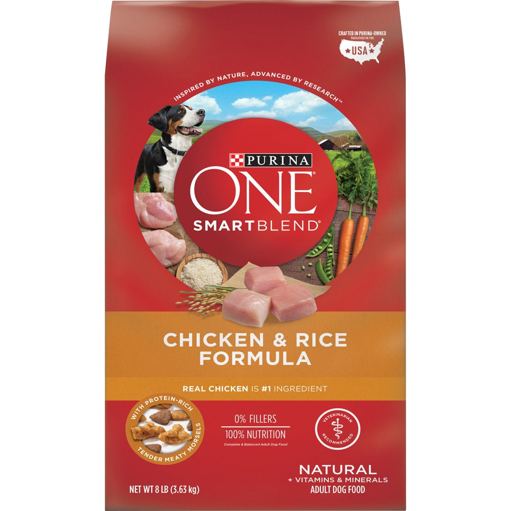 Purina ONE Natural Dry Dog Food, Smartblend Chicken & Rice Formula, 4 Lb. Bag Animals & Pet Supplies > Pet Supplies > Small Animal Supplies > Small Animal Food Nestlé Purina PetCare Company   