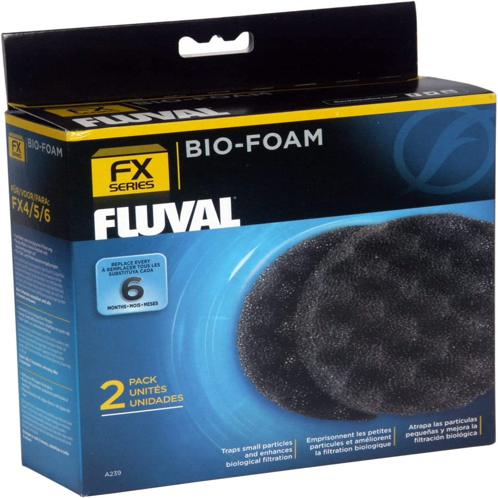Fluval FX4/FX5/FX6 Filter Media, Replacement Aquarium Canister Filter Media Animals & Pet Supplies > Pet Supplies > Fish Supplies > Aquarium Filters Fluval Bio-Foam  