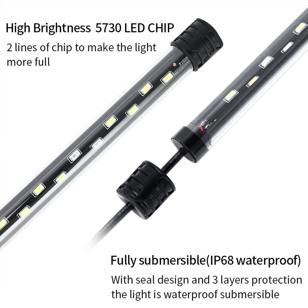 Fish Tank Light LED Aquarium Light Submersible Lights Underwater Light Animals & Pet Supplies > Pet Supplies > Fish Supplies > Aquarium Lighting Anself   