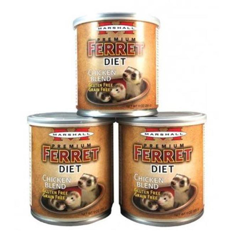 Marshall Pet Prod-Food FD-430 9 Oz Premium Chicken Blend Ferret Diet Animals & Pet Supplies > Pet Supplies > Small Animal Supplies > Small Animal Food MARSHALL PET PRODUCTS   