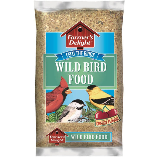 Farmer'S Delight 10 Lbs Wild Bird Food with Cherry Flavor Animals & Pet Supplies > Pet Supplies > Bird Supplies > Bird Food Wagner's, LLC   