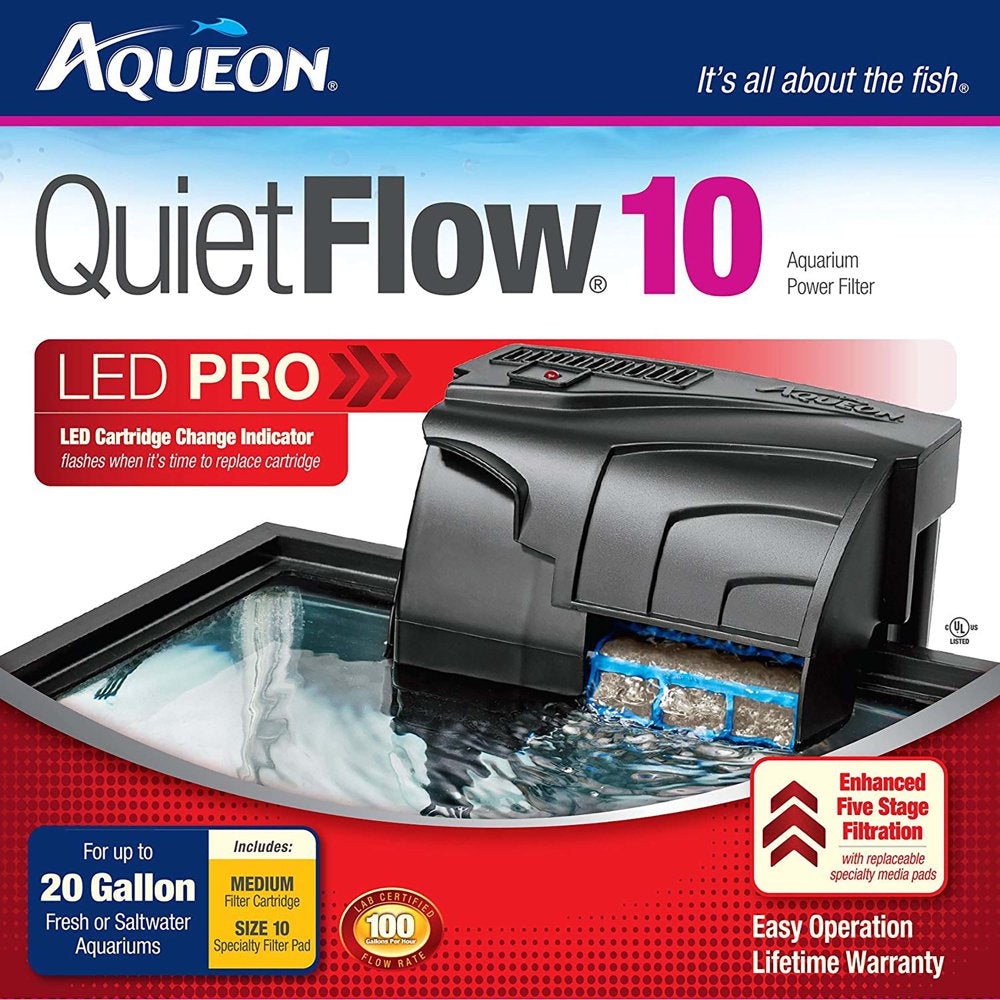 Aqueon Aquarium Starter Kit with LED Lighting 10 Animals & Pet Supplies > Pet Supplies > Fish Supplies > Aquarium Lighting Central Garden and Pet   