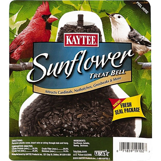 Kaytee Sunflower Treat Bell 10 Oz Pack of 3 Animals & Pet Supplies > Pet Supplies > Bird Supplies > Bird Treats Kaytee   