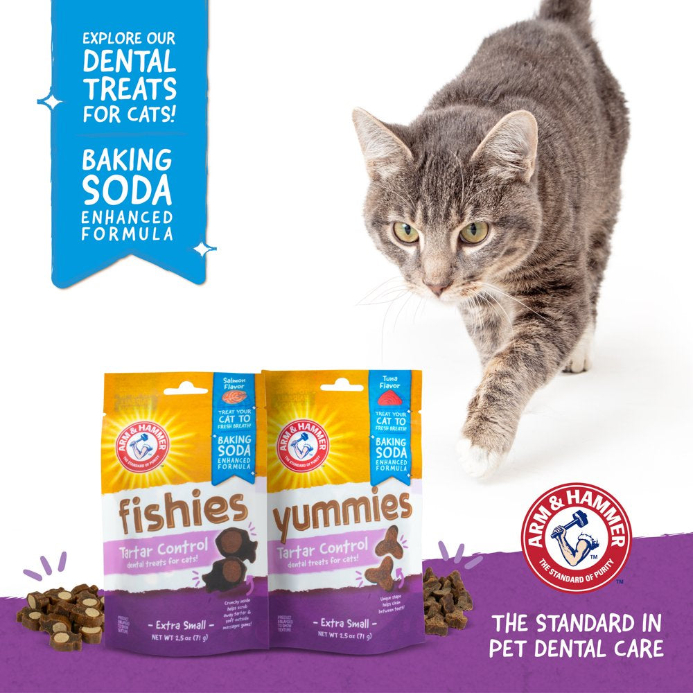 Arm & Hammer Cat Dental Care Yummies Cat Treats 2.5 Oz Bag