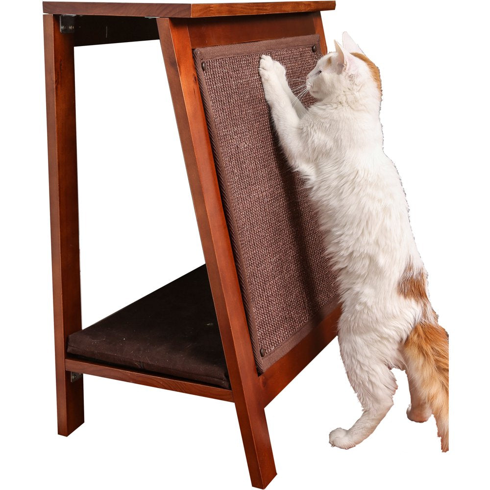 The Refined Feline A-Frame Cat Bed, Espresso Animals & Pet Supplies > Pet Supplies > Cat Supplies > Cat Beds RefinedKind Pet Products Mahogany  