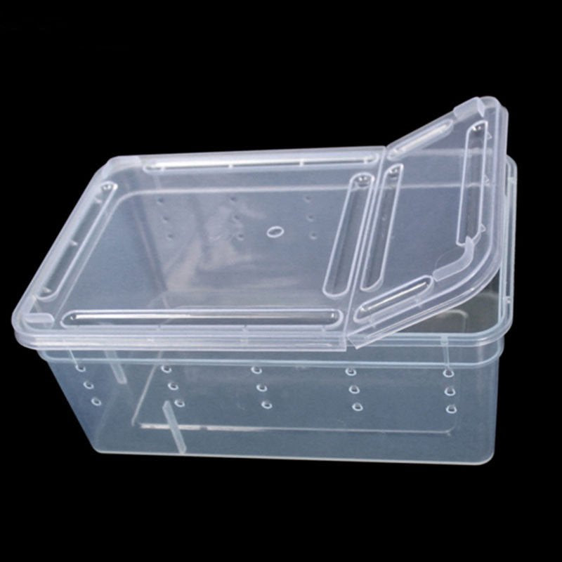 Mulanimo Transparent Feeding Box Reptile Box Amphibian for Snake Cage Lizard Spider Reptile Combination Animals & Pet Supplies > Pet Supplies > Reptile & Amphibian Supplies > Reptile & Amphibian Food Mulanimo   