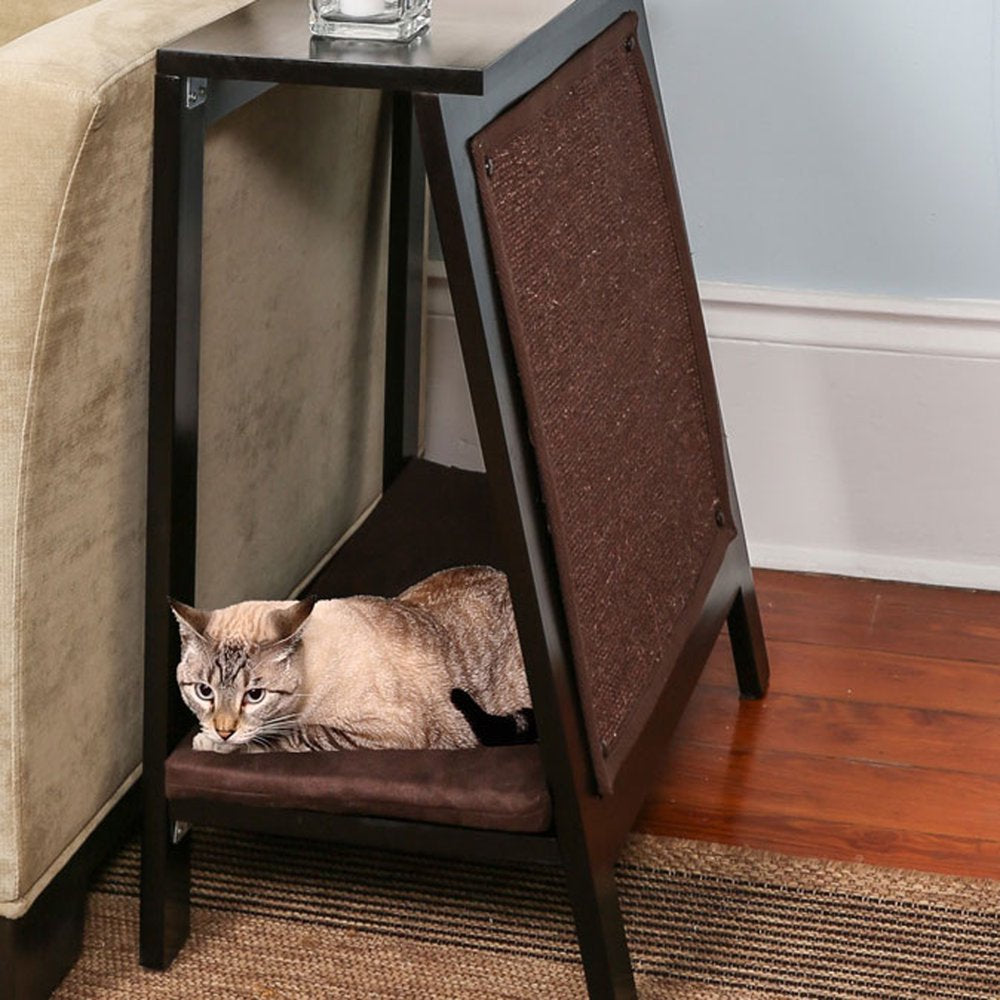 The Refined Feline A-Frame Cat Bed, Espresso Animals & Pet Supplies > Pet Supplies > Cat Supplies > Cat Beds RefinedKind Pet Products   