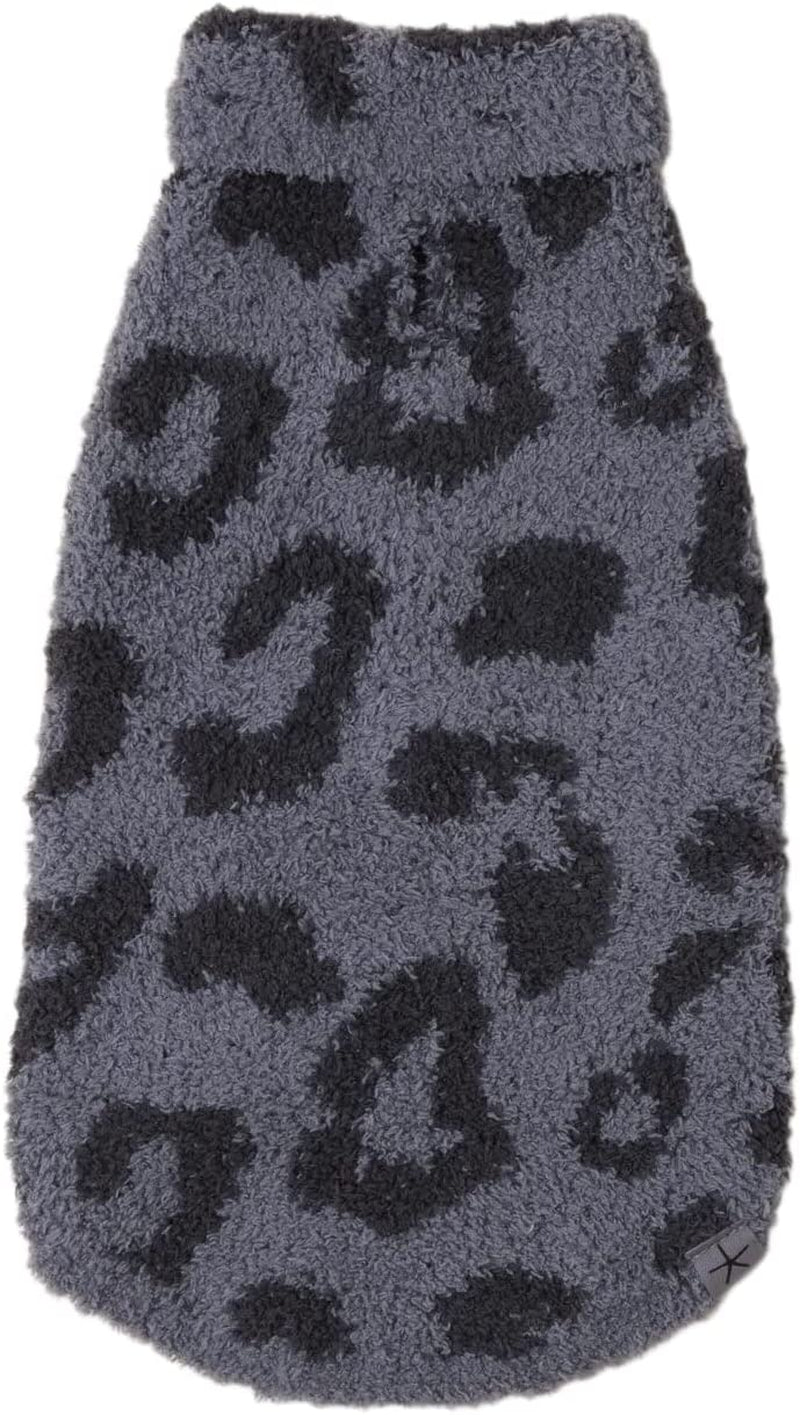 Barefoot Dreams Cozychic® Barefoot in the Wild Pet Sweater, Cream-Stone, Medium Animals & Pet Supplies > Pet Supplies > Dog Supplies > Dog Apparel BAREFOOT DREAMS GRAPHITE-CARBON X-Large 