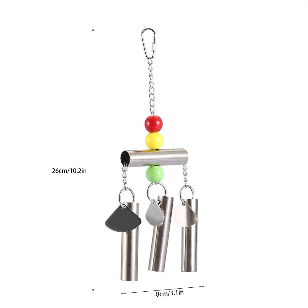 Mgaxyff Stainless Steel Bell Toy for Birds Middle-Large Size Parrot Standing Toy Cage Decor, Parrot Toy, Parrot Standing Toy Animals & Pet Supplies > Pet Supplies > Bird Supplies > Bird Toys KOL PET   