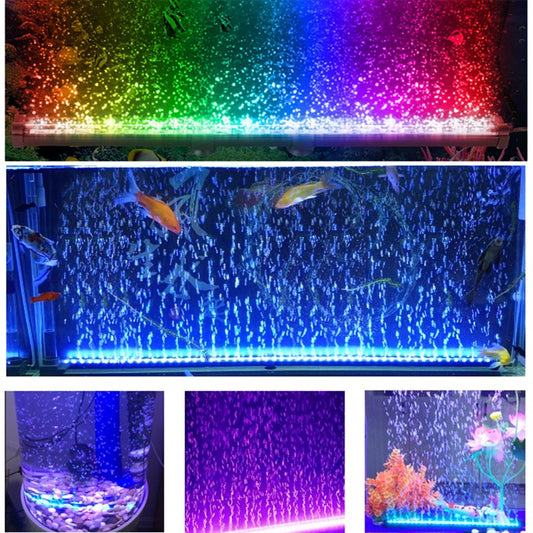 Gonex Waterproof Aquarium Colorful 5050 LED Light 24-Button Remote Control Underwater Submersible Light Bar