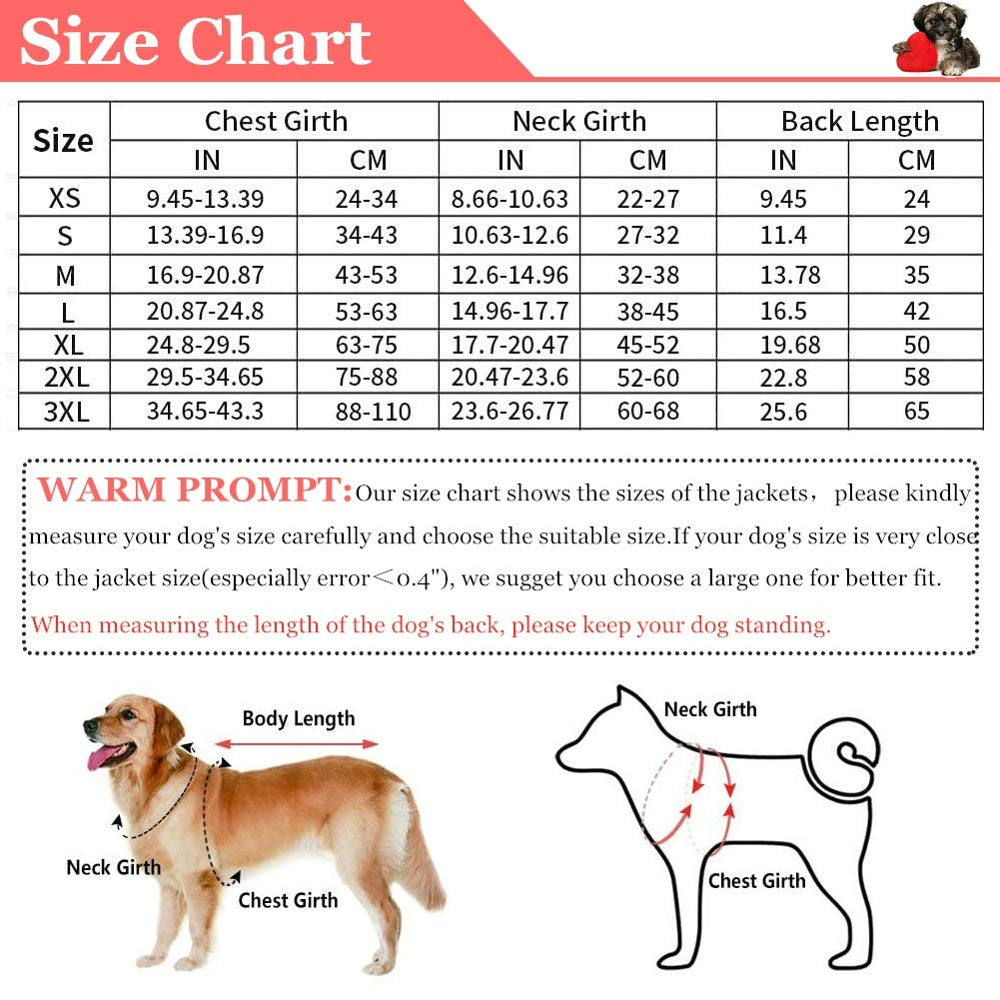 Qbleev Reversible Dog Winter Coat Cold Weather Jacket for Large Medium Dogs，Windproof Waterproof British Plaid Warm Dog Vest Clothes，Pet Cozy Fleece Apparel for Samoyed Golden Retriver Husky Labrador Animals & Pet Supplies > Pet Supplies > Dog Supplies > Dog Apparel QBLEEV   