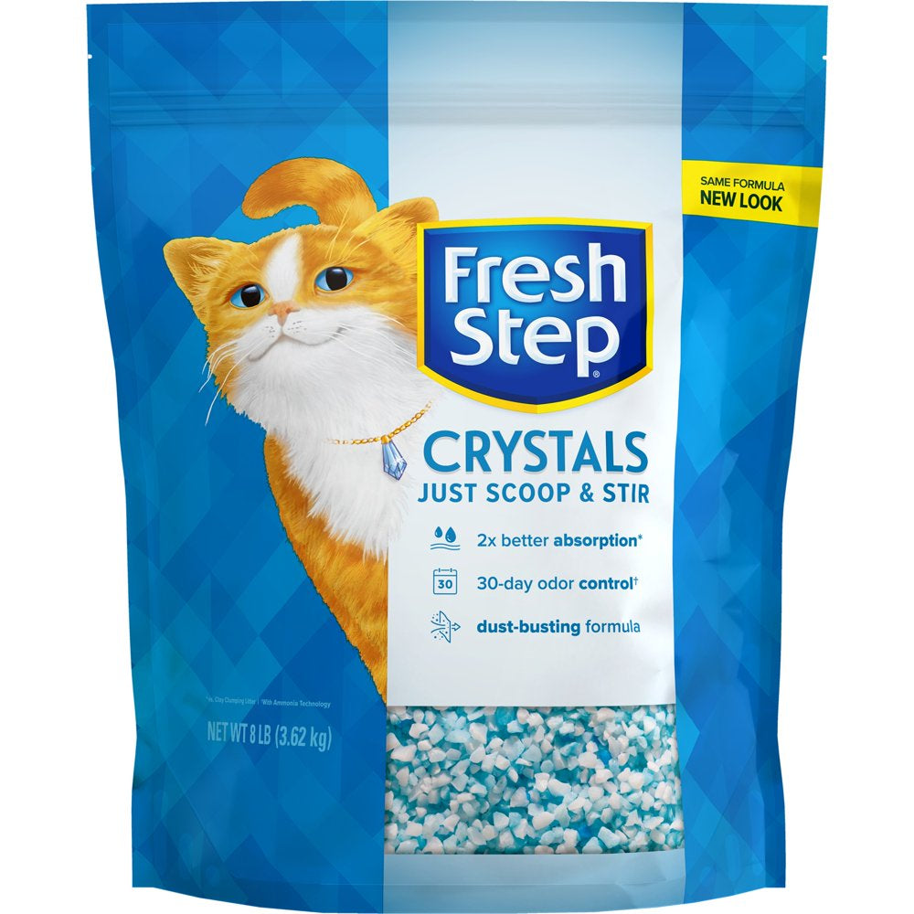 Fresh Step Crystals, Premium Cat Litter, Scented, 8 Pounds Animals & Pet Supplies > Pet Supplies > Cat Supplies > Cat Litter The Clorox Company   