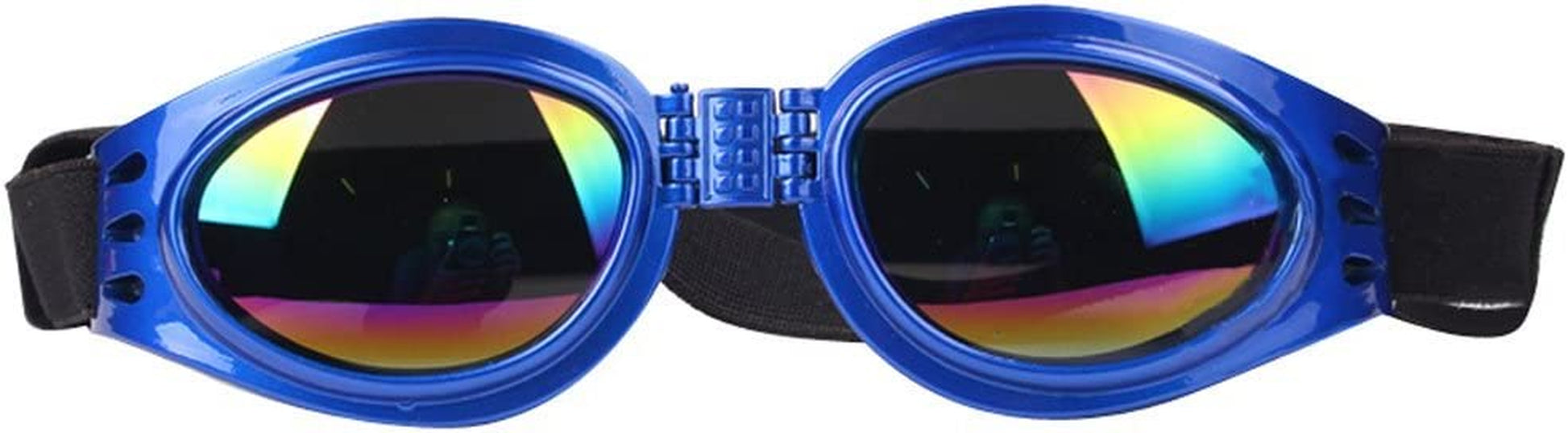 Pet Glasses Dog Sunglasses Dog Glasses Golden Retriever Samoyed Sunglasses Goggles Big Dog Sunglasses (Black) Animals & Pet Supplies > Pet Supplies > Dog Supplies > Dog Apparel NACOCO Blue  