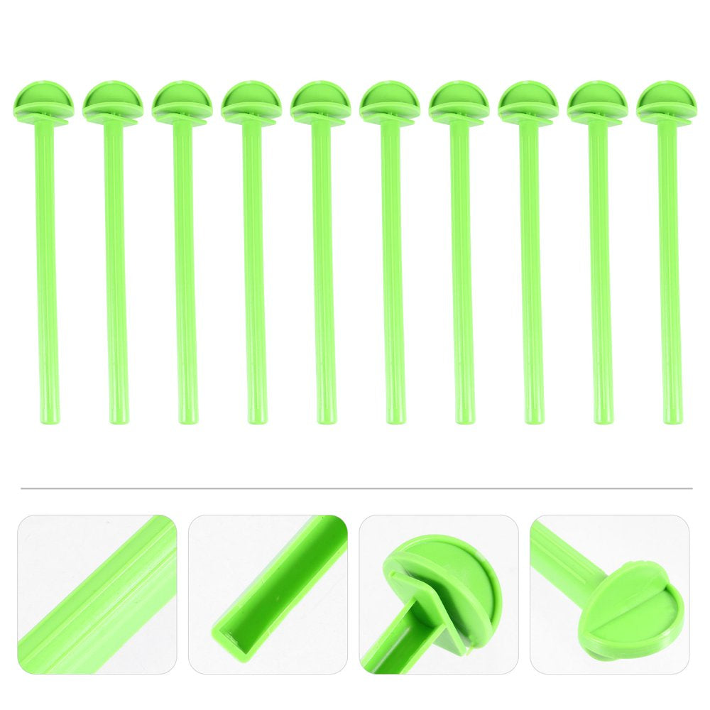 OUNONA 10 Pcs Bird Standing Stick Parrot Stand Plastic Perch Bird Cage Accessories Animals & Pet Supplies > Pet Supplies > Bird Supplies > Bird Cage Accessories OUNONA   