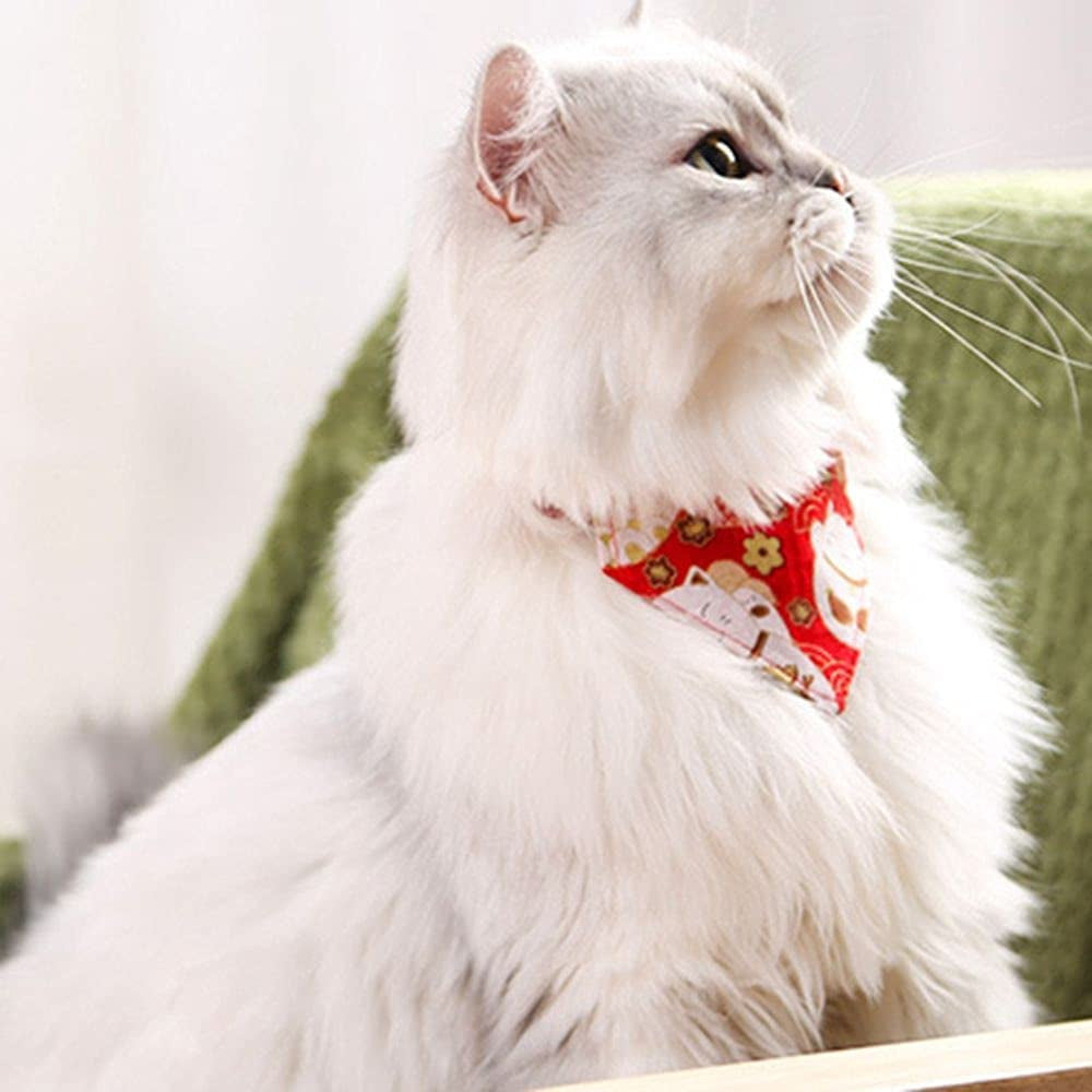 Pet Neckerchief,Trigon Scarf Handmade Cartoon Pet Supplies Cat Accessories Dog Triangle Bibs Kitten Bandana Bow Tie Cat Saliva Towel(4) Animals & Pet Supplies > Pet Supplies > Dog Supplies > Dog Apparel DIAOYIG   