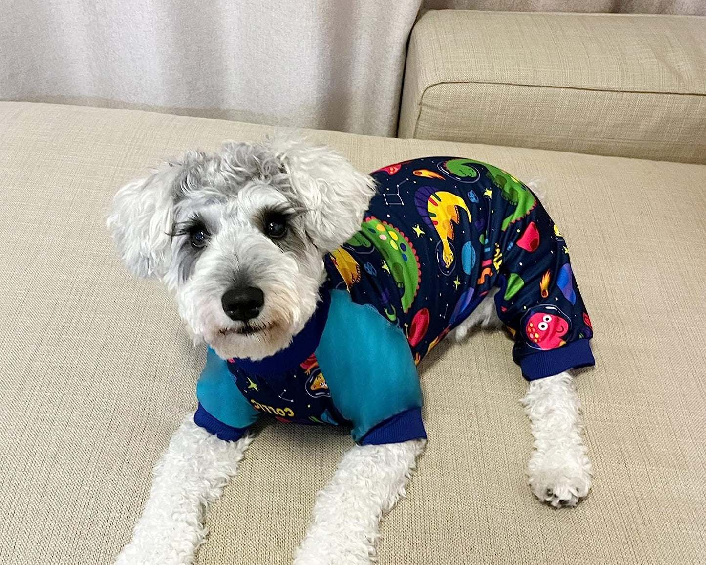 XPUDAC Dog Pajamas Clothes for Small Dogs Boy Girl, Dog Pjs Puppy Onesies Outfits Pet Clothes for Dog Cat Christmas Pajamas, 4 Styles(Animal, Small) Animals & Pet Supplies > Pet Supplies > Dog Supplies > Dog Apparel XPUDAC   