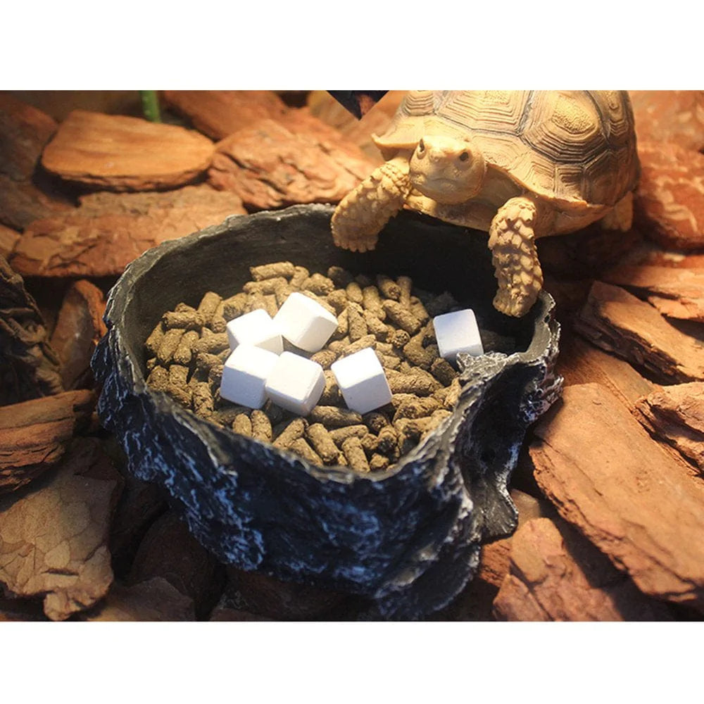 9Pcs for Turtle Mineral Supplements Tortoise Banquet Blocks Slow-Release Calcium Blocks for Aquatic for Turtle Reptile F