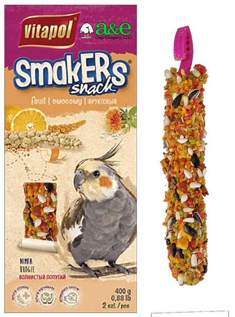 A&E Cage Company Smakers Cockatiel Fruit Treat Sticks Animals & Pet Supplies > Pet Supplies > Bird Supplies > Bird Treats A&E Cage   