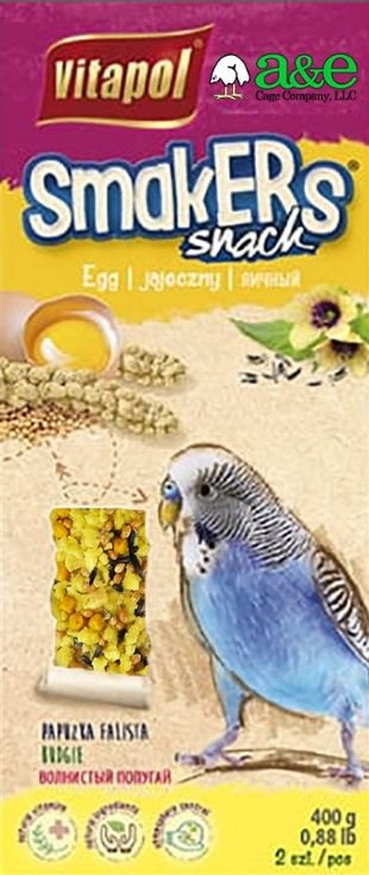 A&E Cage Company Smakers Parakeet Egg Treat Sticks 2 Count Animals & Pet Supplies > Pet Supplies > Bird Supplies > Bird Treats A&E Cage   