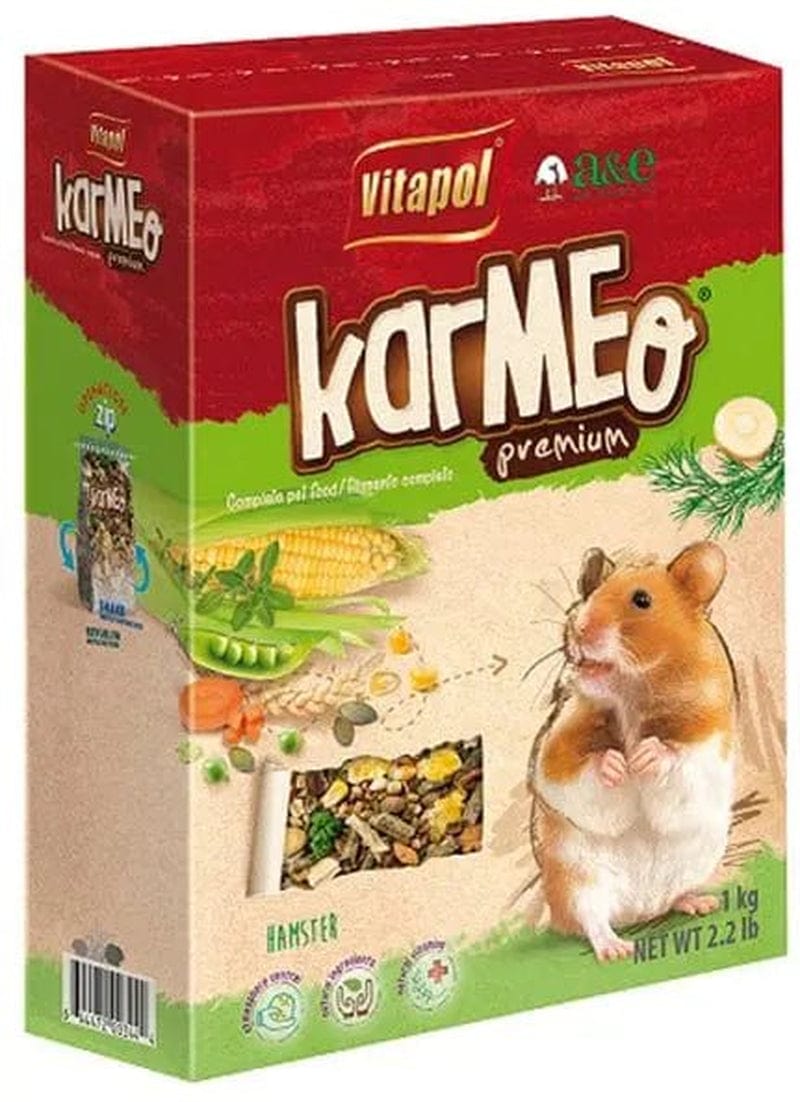 A&E Cage ZVP-1168 5.5 Lbs Karmeo Premium Food for Hamsters Zipper Bag
